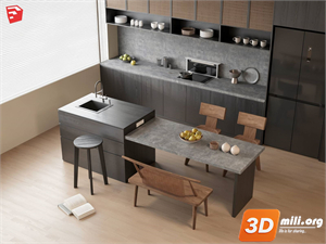 Kitchen island Skp Files